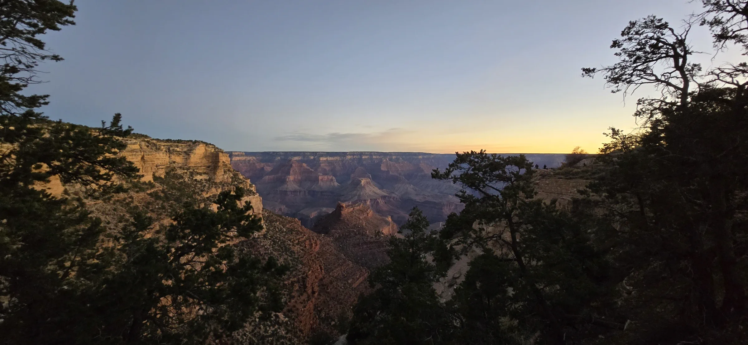 The Grand Canyon at sunrise